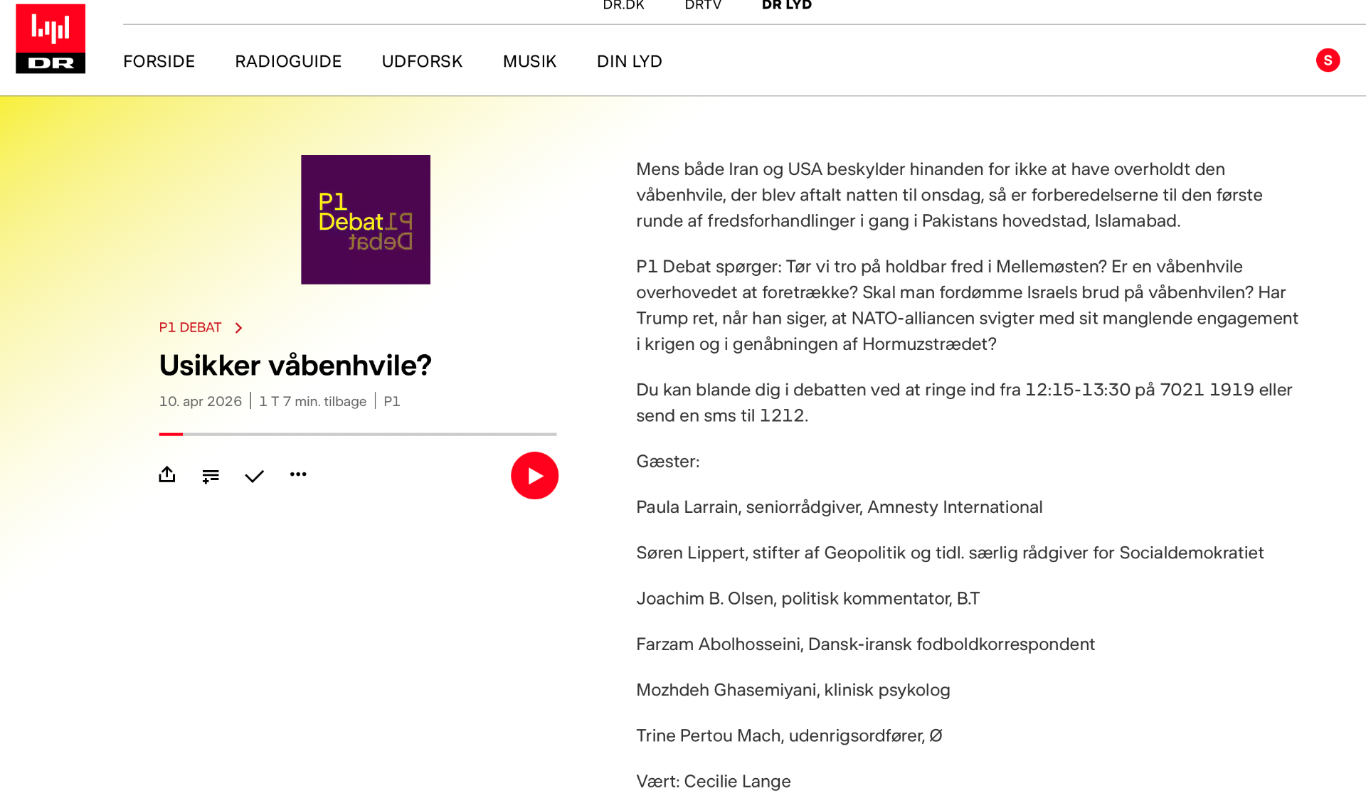 Klik på billedet for at høre udsendelsen